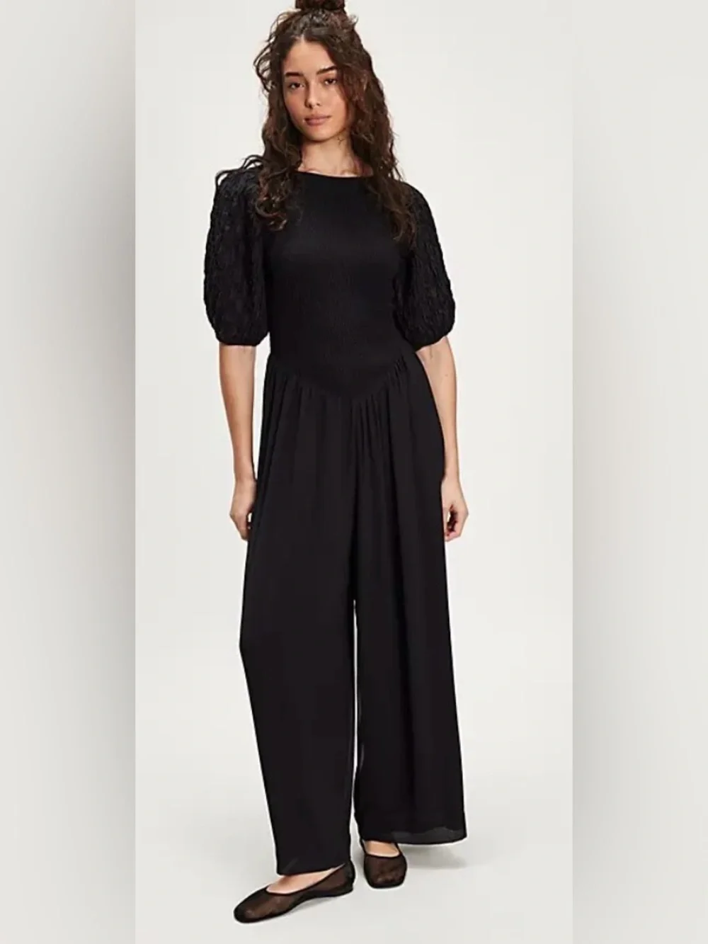 Free People Temperley Jumpsuit. NWT. Black